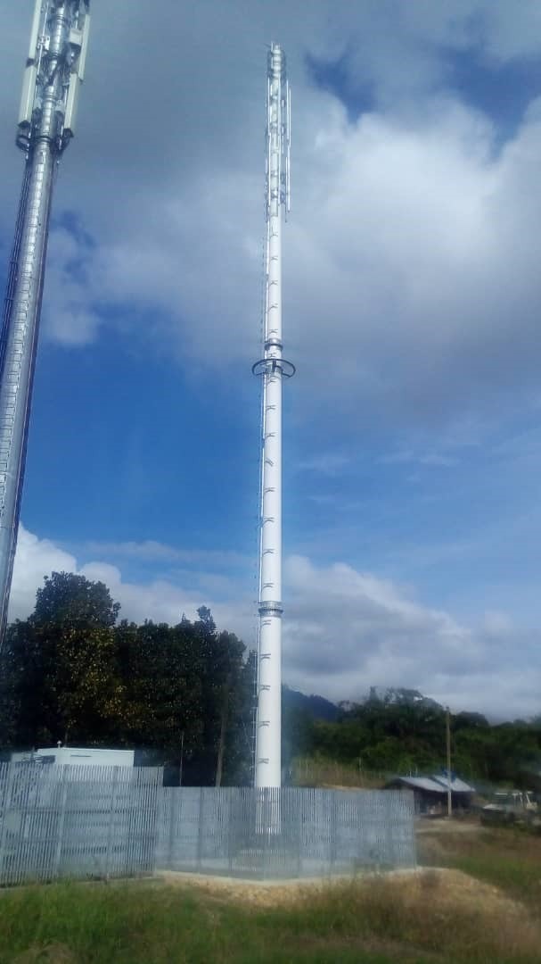 30m Spun Concrete Pole, Sg. Tarat